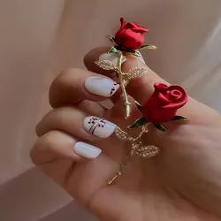 گلسینه غنچه رز قرمز