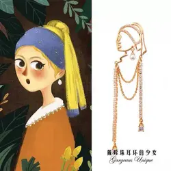 گلسینه دختری با گوشواره مروارید