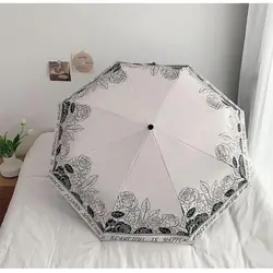 چتر اتوماتیک و دستی طرح rosy