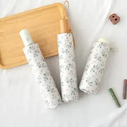 چتر طرح گل صورتی اتومات و دستی