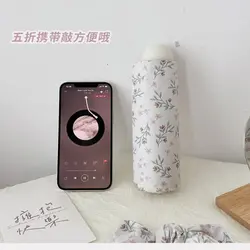 چتر طرح گل صورتی اتومات و دستی