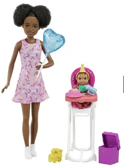 باربی سیاه پوست با نوزاد اورجینال