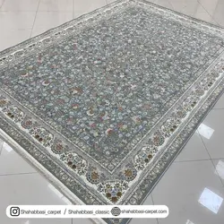 فرش کلاسیک کد 5016 بهار طوسی