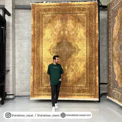 فرش 77 رج کد 77104 خردلی