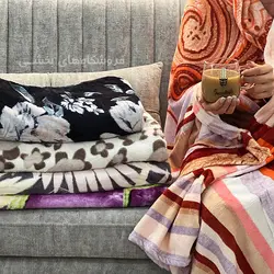 پتو دو نفره مسافرتی مدل ژله ای