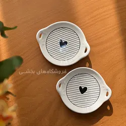 خرما خوری سرامیکی مدل گرد مایا 2 عددی