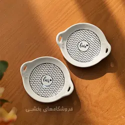 خرما خوری سرامیکی مدل گرد مایا 2 عددی