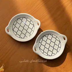 خرما خوری سرامیکی مدل گرد مایا 2 عددی