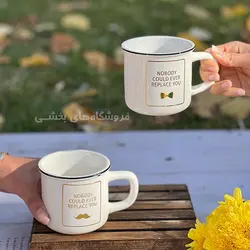 ماگ سرامیکی طرح سبیل و کراوات