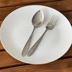 قاشق چنگال 12عددی استیل