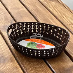 سبد نان و سبزي طرح بافت سايز 1 گلد