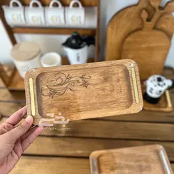 سینی کافی چوبی(پلی وود)