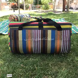 زیرانداز مسافرتی ساحل مدل حصیر پلاستیکی 6 یاردی 12 نفره