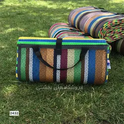 زیرانداز مسافرتی ساحل مدل حصیر پلاستیکی 4 یاردی 8 نفره