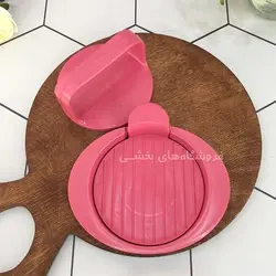 همبرگر زن دستی پلاستیکی