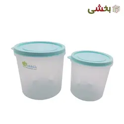 ست جا حبوبات گرد اپل اشکان 2 عددی