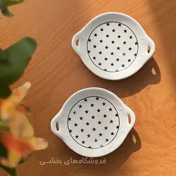 خرما خوری سرامیکی مدل گرد مایا 2 عددی