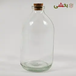 بطری ویال شیشه ای حجم 100 سی سی