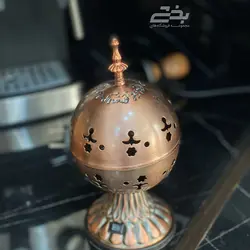 اسپند دود کن مروارید فلزی گرد