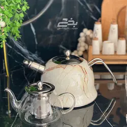 ست کتری قوری دالتون  مدل سوتی استیل