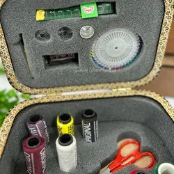 جعبه نخ سوزن و لوازم خیاطی