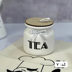 بانکه سرامیکی مدل ایلا درب چوبی