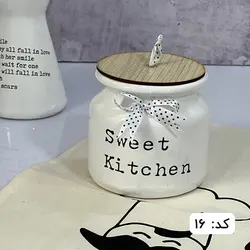 بانکه سرامیکی مدل ایلا درب چوبی