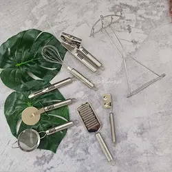 ست ابزار استیل آشپزی ۸ تکه