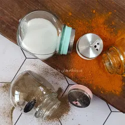 ادویه پاش شیشه ای مدل کتابی پیشتازان