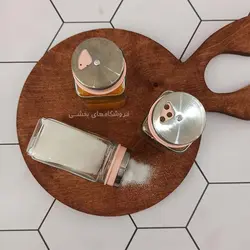 ادویه پاش شیشه ای مدل آرین 3 کاره پیشتازان 3 عددی