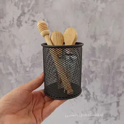 جامدادی فلزی مدل توری مشکی