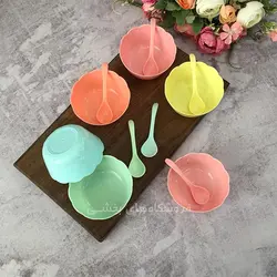 کاسه پلاستیکی مدل قاشق دار سایز کوچک به پلاست