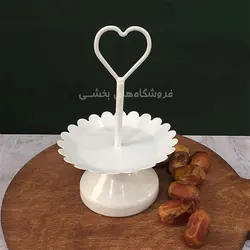 خرما خوری فلزی مدل دسته قلبی 1 طبقه مایا