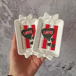 خرما خوری سرامیکی جفتی مدل باریز