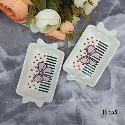 خرما خوری سرامیکی جفتی مدل باریز