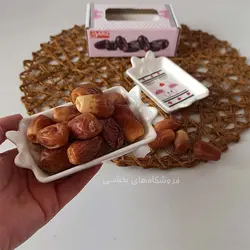 خرما خوری سرامیکی جفتی مدل باریز