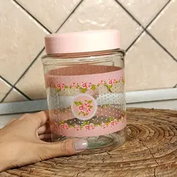 بانکه شیشه ای مدل رز 4 سایز پیشتازان
