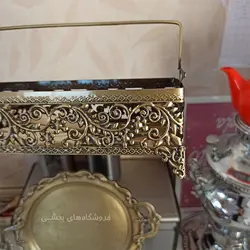 جا کارد و چنگال مدل دسته زنبیلی زمرد