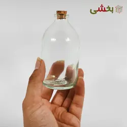 بطری ویال شیشه ای حجم 100 سی سی