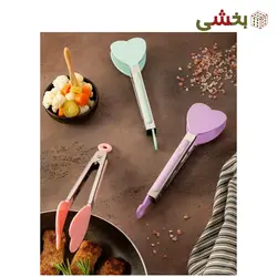 انبر سالاد و غذا دسته استيل قلبی او استايل