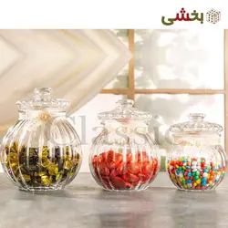 بانکه شیشه ای طرح کدو کوچک