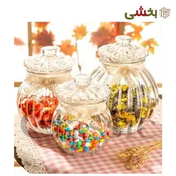 بانکه شیشه ای طرح کدو کوچک