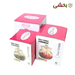 بانکه شیشه ای طرح کدو کوچک