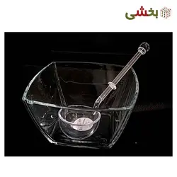 قاشق آجیل خوری گرد کریستال مهرسا