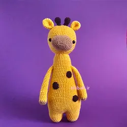 عروسک بافتنی زرافه مدل لوگوس کد 09 - فروشگاه شیبافت