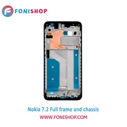 قاب و شاسی کامل گوشی نوکیا Nokia 7.2