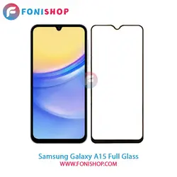 گلس فول تمام صفحه سامسونگ Samsung Galaxy A15