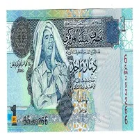 اسکناس 1 دینار لیبی