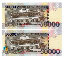 جفت اسکناس 50000 دوبراس سنت توماس