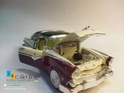 ماکت ماشین فلزی ford 1955 crown victoria